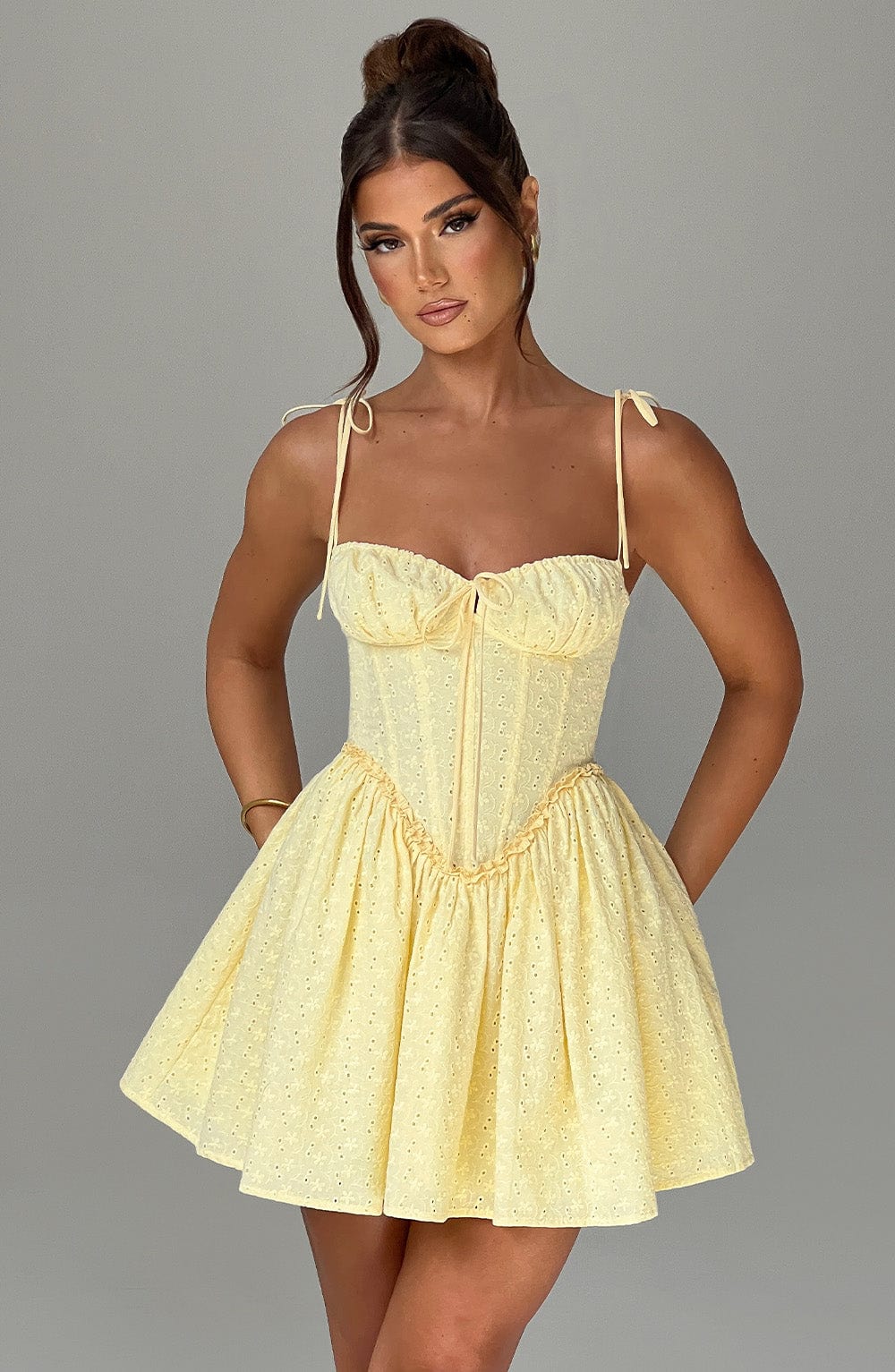 Vestido Phoebe Mini - Limón