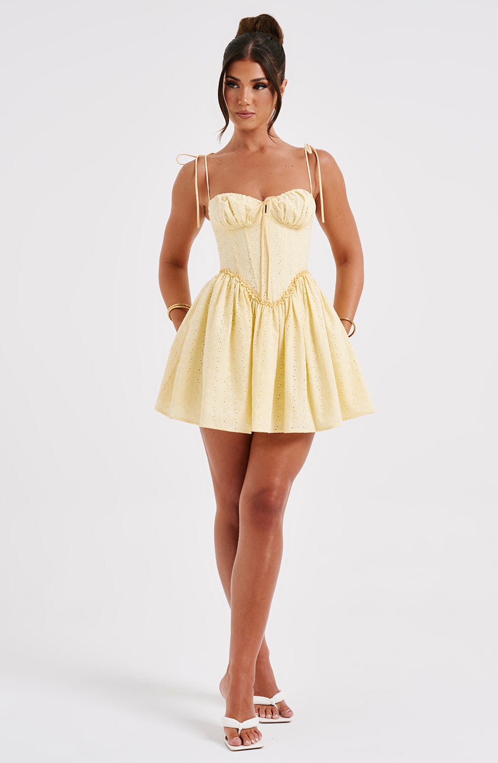Vestido Phoebe Mini - Limón