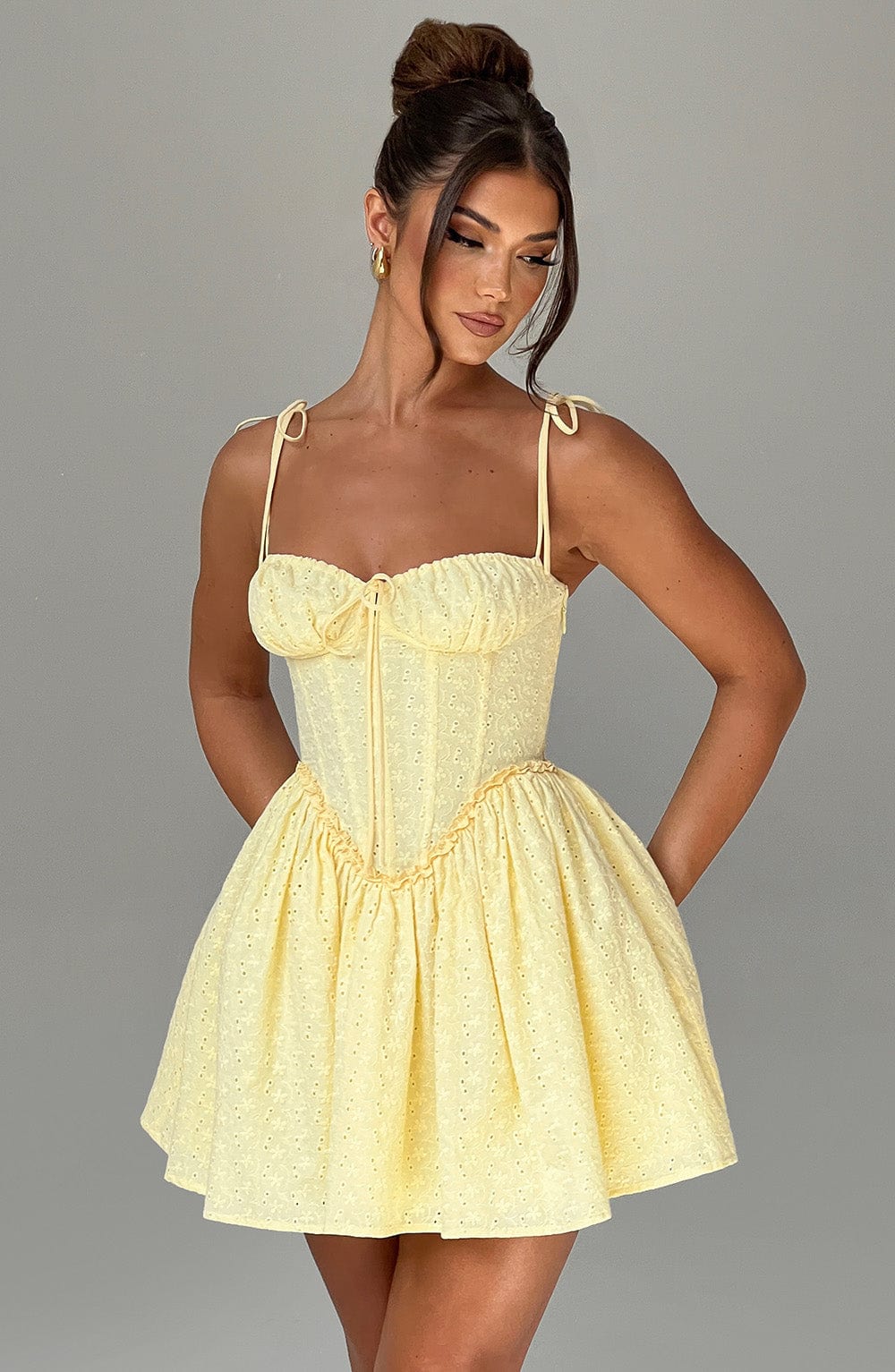 Vestido Phoebe Mini - Limón