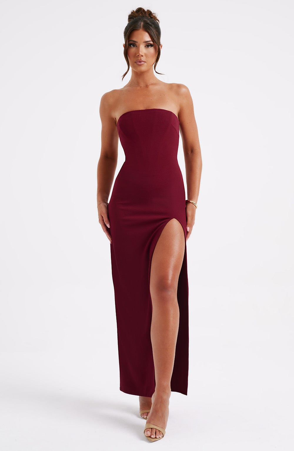 Marcia Maxi Dress - Burdeos