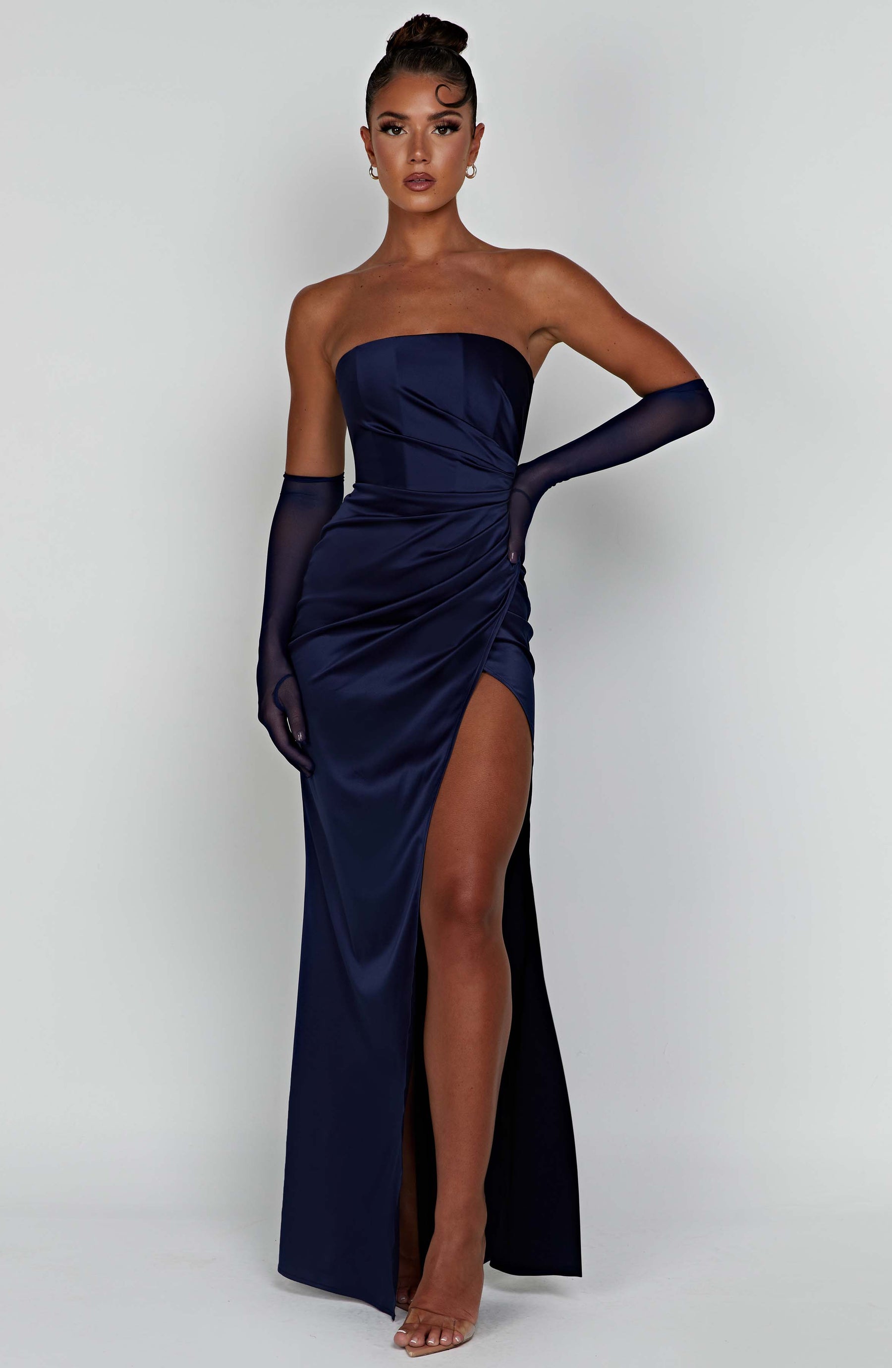 Vestido Maxi Safiya - Azul Marino
