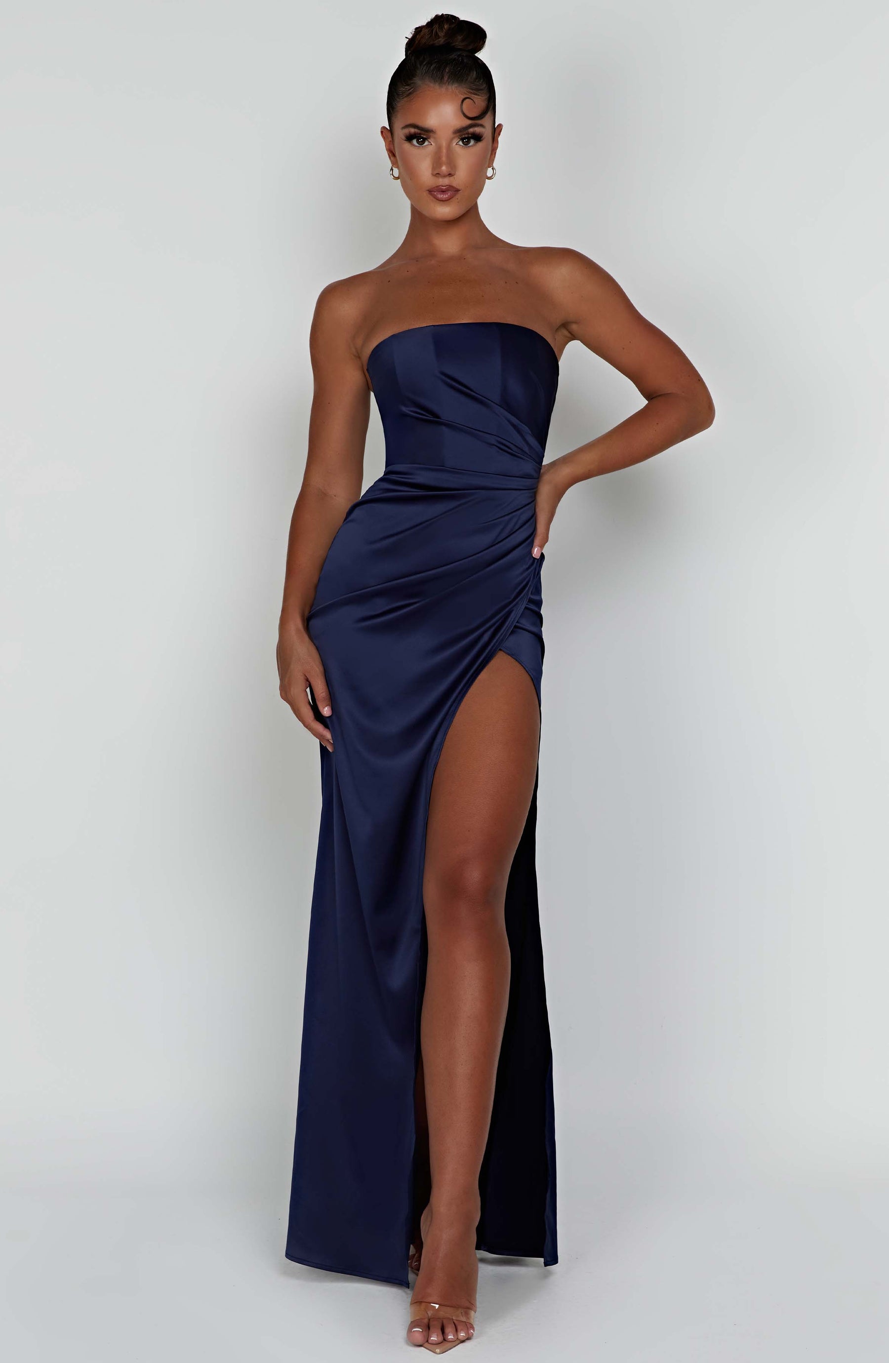 Vestido Maxi Safiya - Azul Marino