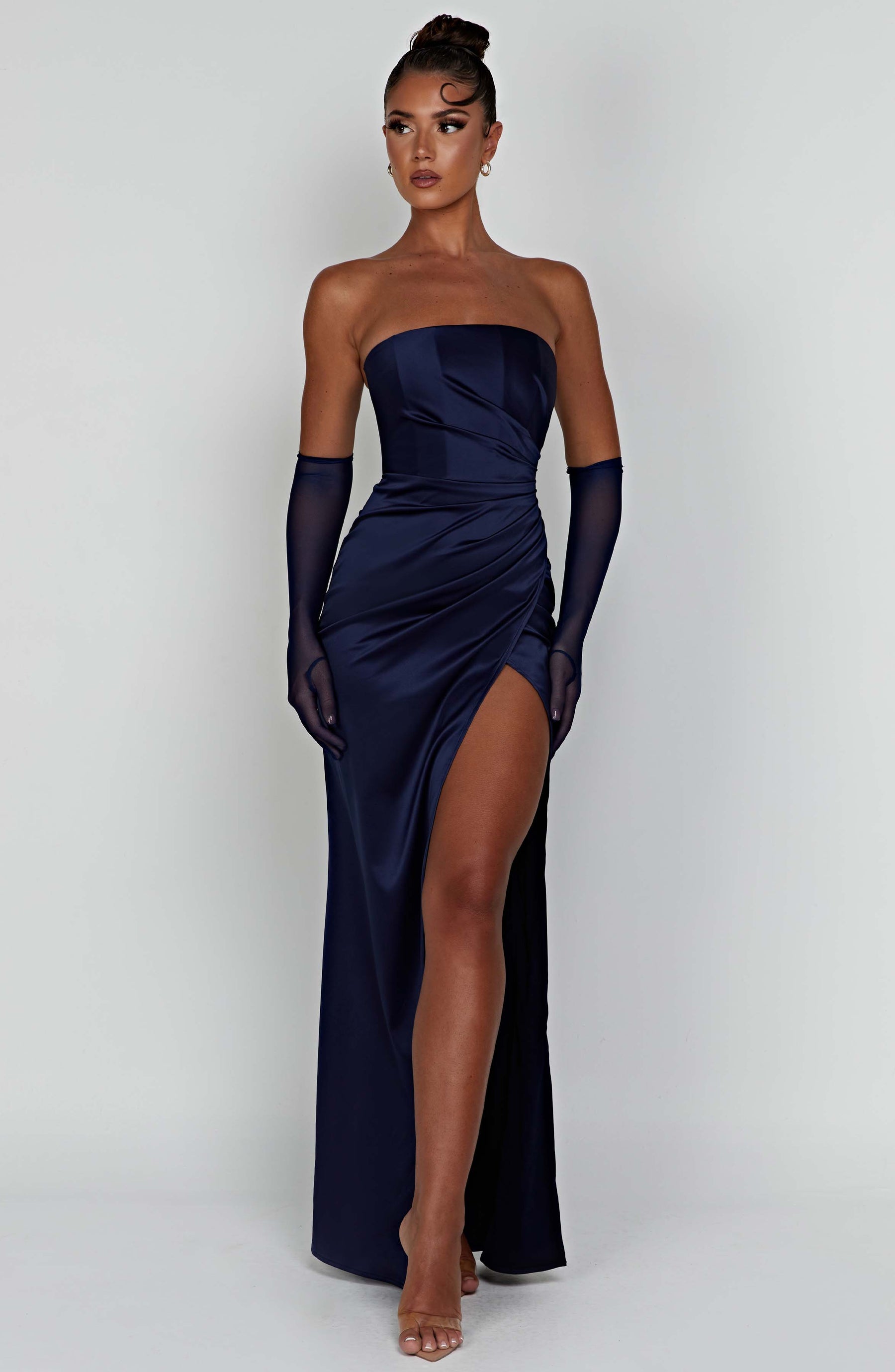 Vestido Maxi Safiya - Azul Marino