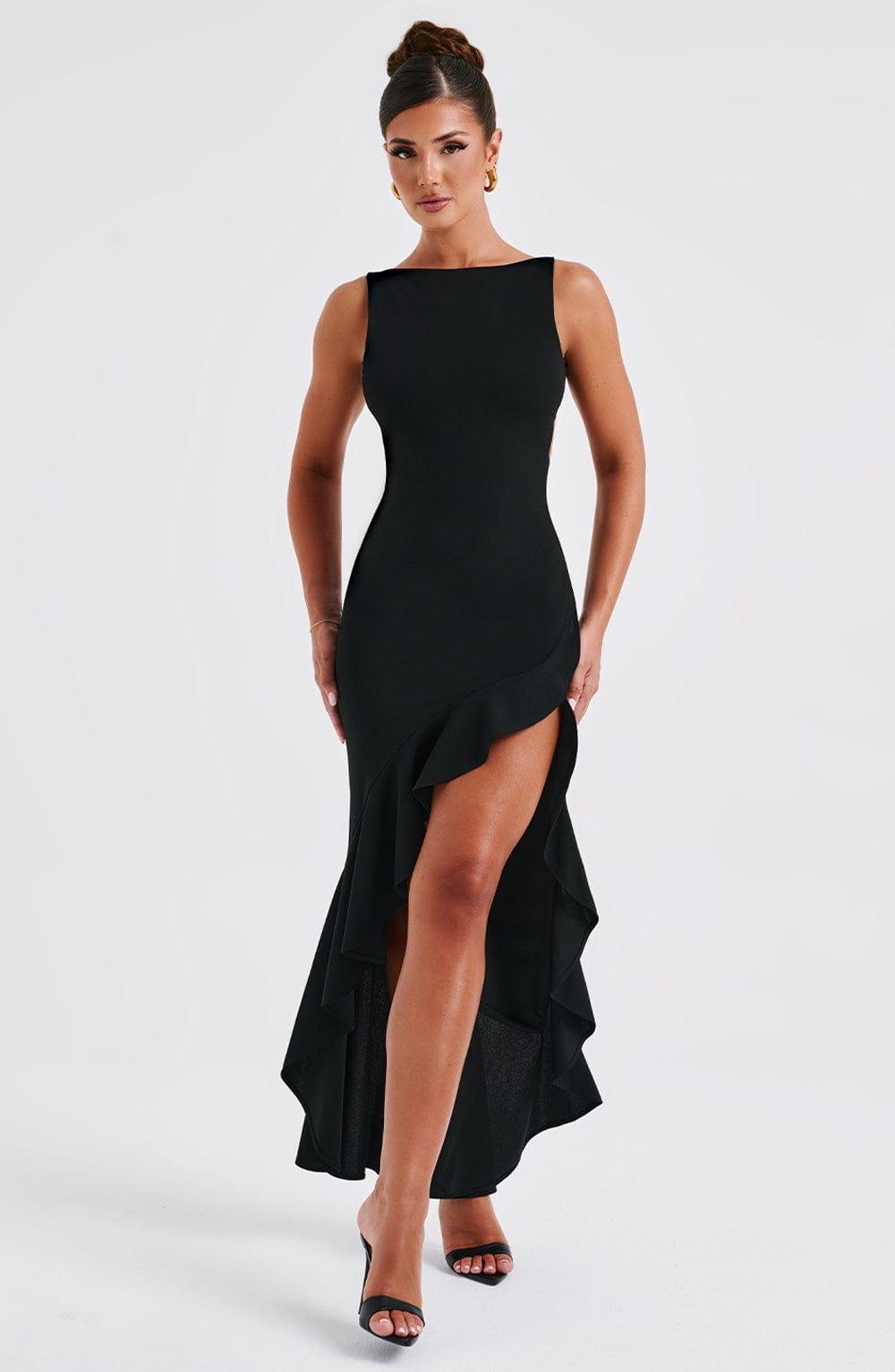 Theadora Maxi Dress - Negro