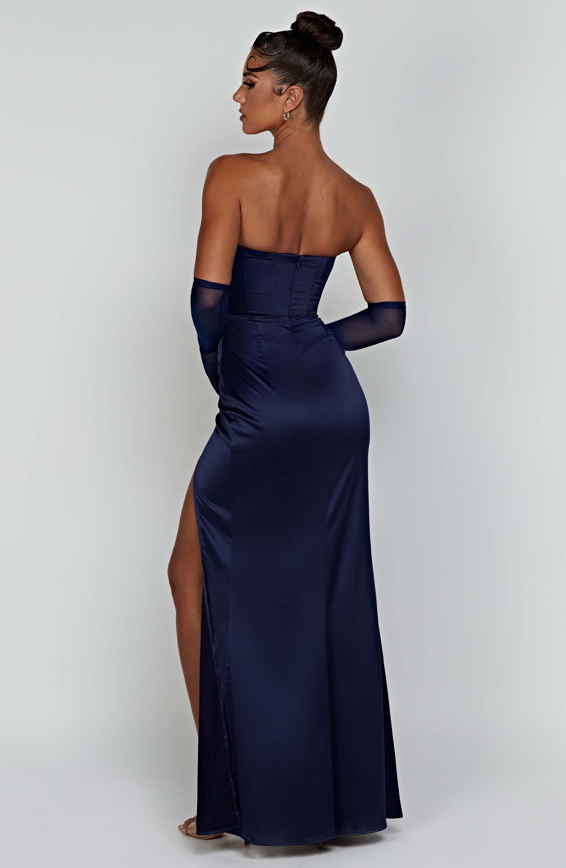 Vestido Maxi Safiya - Azul Marino