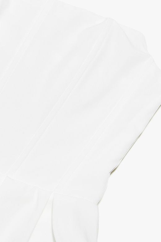 Capri Strapless Midi Dress - Blanco