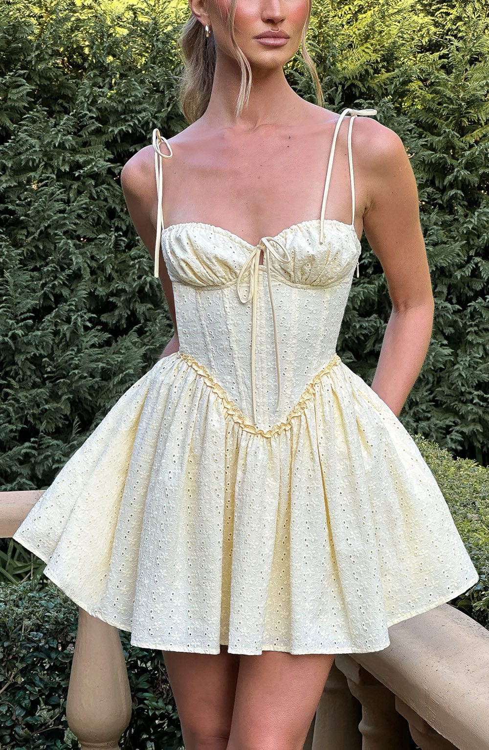 Vestido Phoebe Mini - Limón