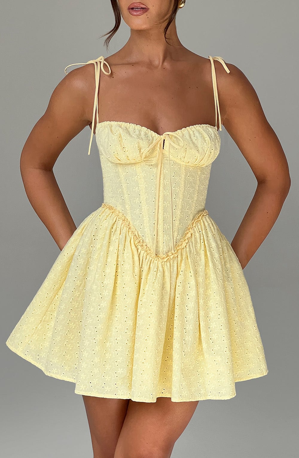 Vestido Phoebe Mini - Limón