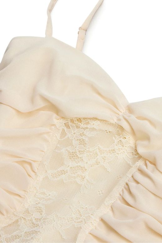 Selena Maxi Dress - Beige Cream
