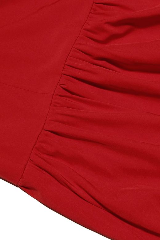 Harriet Midi Dress - Lipstick Red