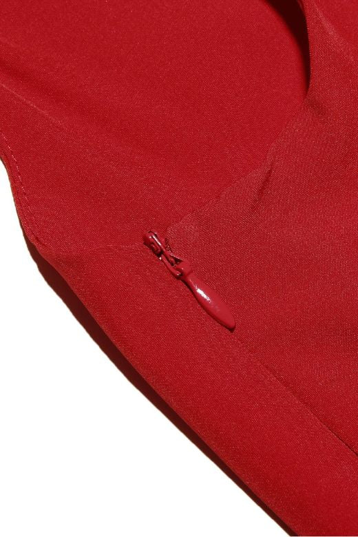 Harriet Midi Dress - Lipstick Red