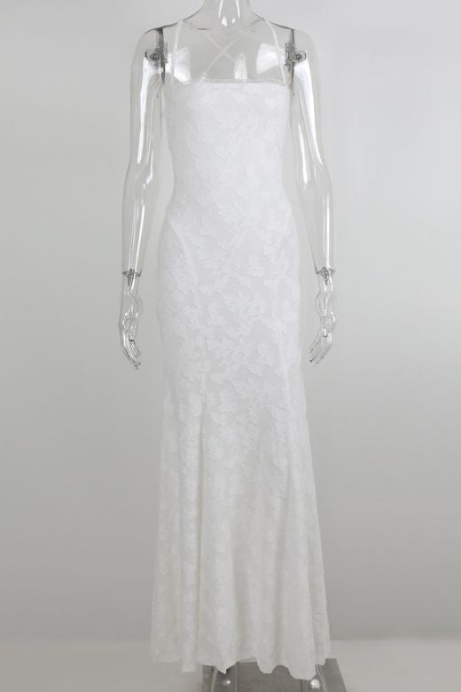 Kora Maxi Dress - Pearl White