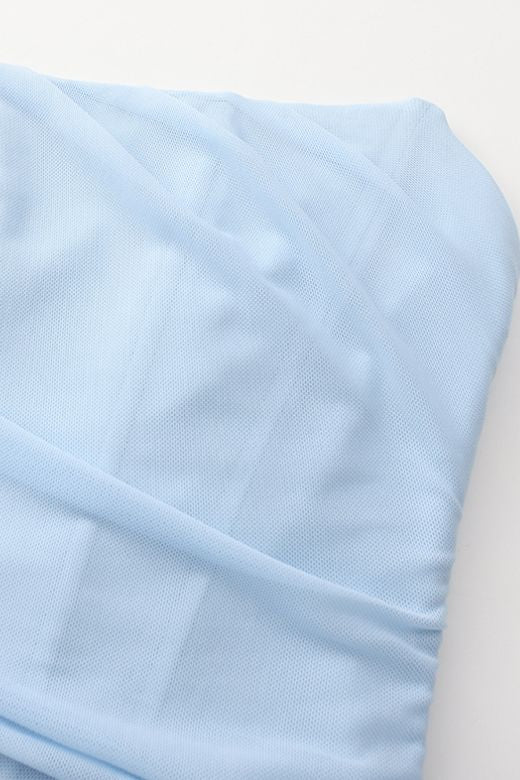 Margot Wrap Top and Maxi Skirt Outfit Set - Sky Blue