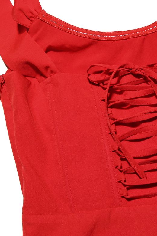 Monique Dress - Lipstick Red