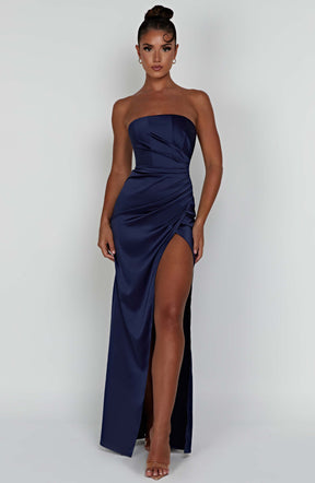Vestido Maxi Safiya - Azul Marino