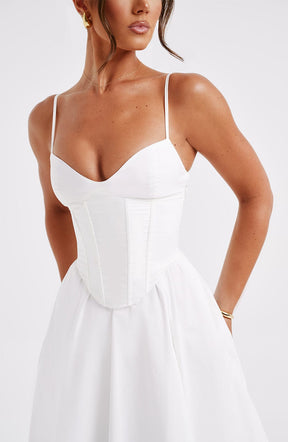Vestido Midi Mariella - Marfil