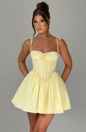 Vestido Phoebe Mini - Limón
