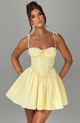 Vestido Phoebe Mini - Limón