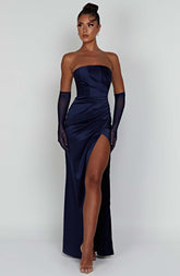 Vestido Maxi Safiya - Azul Marino