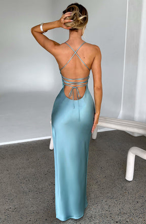 Makalita Vestido Maxi - Turquesa