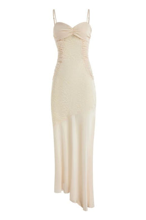 Selena Maxi Dress - Beige Cream