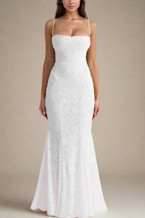 Kora Maxi Dress - Pearl White