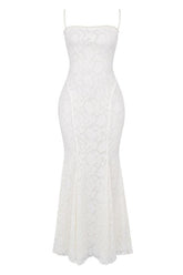 Kora Maxi Dress - Pearl White