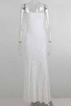 Kora Maxi Dress - Pearl White
